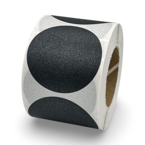Grijze sluitsticker Mineral Infinite Grey | Rond 50mm | Sandtouch vernis