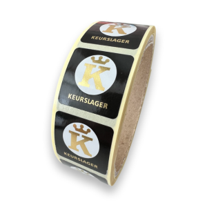 Keurslager Etiket op rol