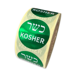 Kosher Etiket op rol
