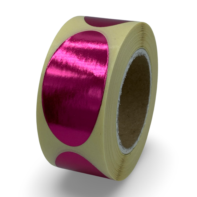 Roze sluitsticker ovaal