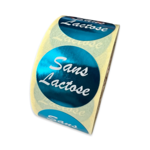 Sans Lactose sticker op rol