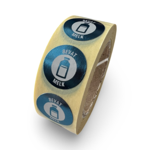 Allergenensticker Bevat Melk