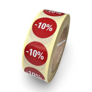 Kortingsetiket 10%