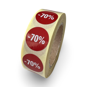 Kortingsetiket 70%