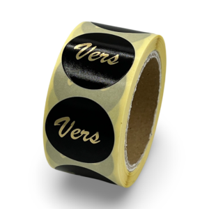 Vers sticker op rol